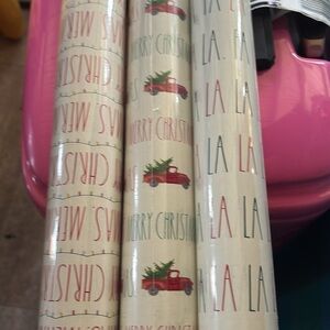 Rae Dunn 100 sq ft Wrapping Paper (1 roll) Never Run Out! ONLY 2 Left